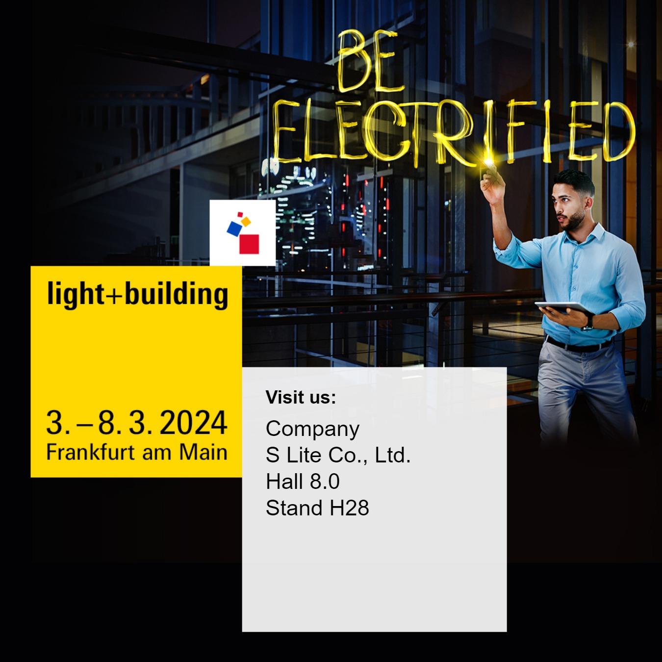 Welcome to the Light+ Buildingworld trade fair!